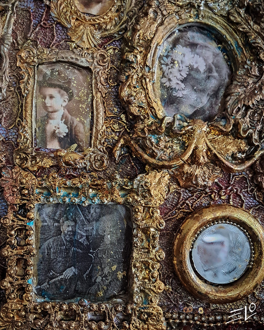 “Gossips” – Mixed Media Artwork