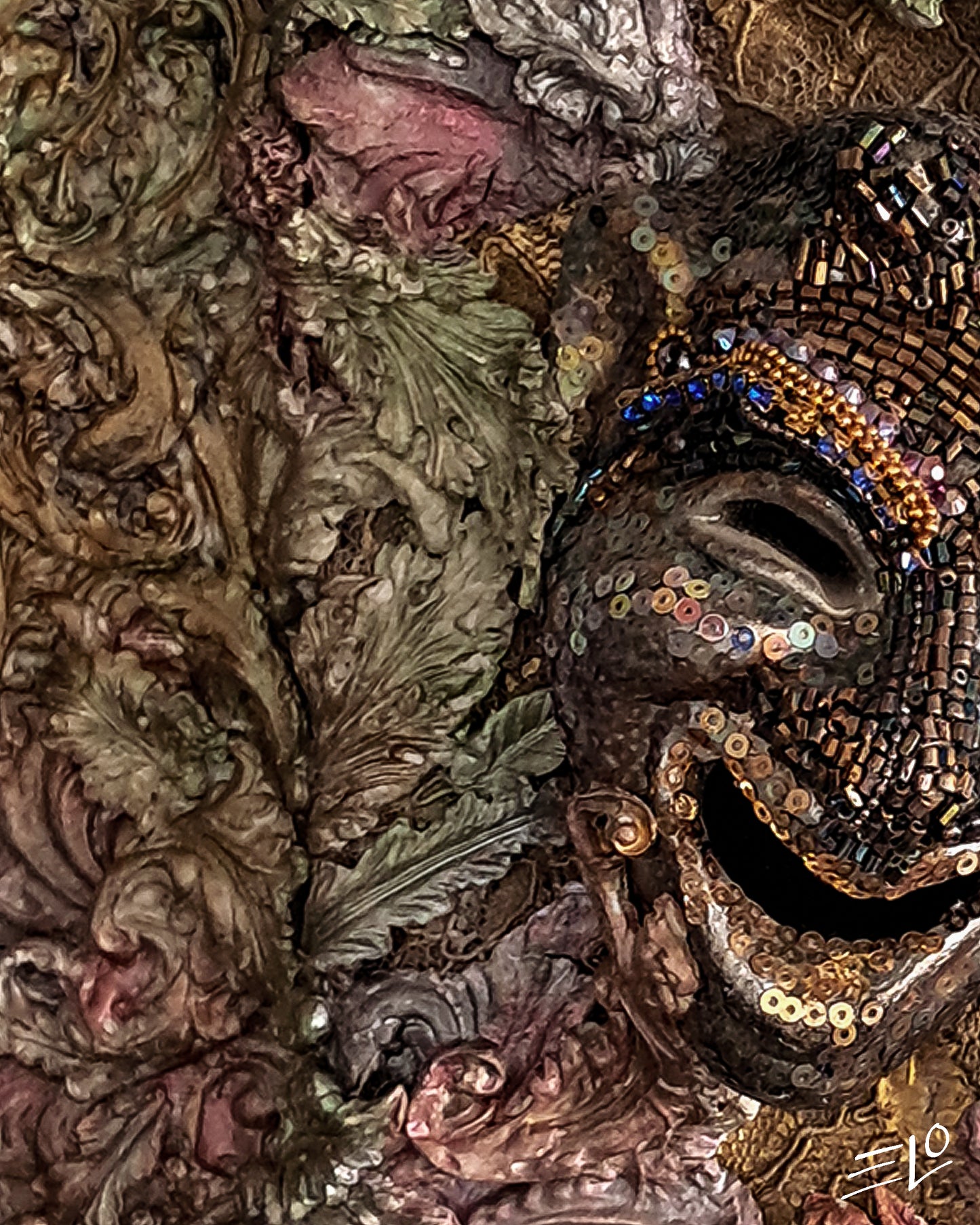 “Flowers of Sarcasm” – Mixed Media Artwork