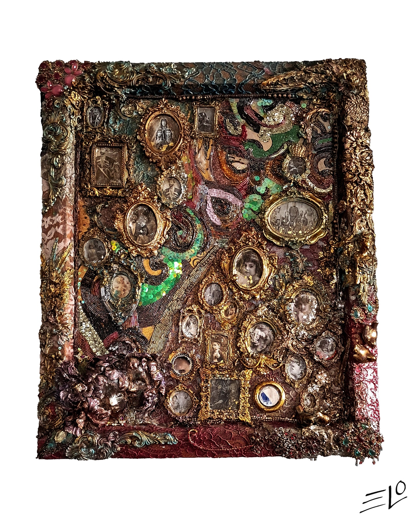 “Gossips” – Mixed Media Artwork