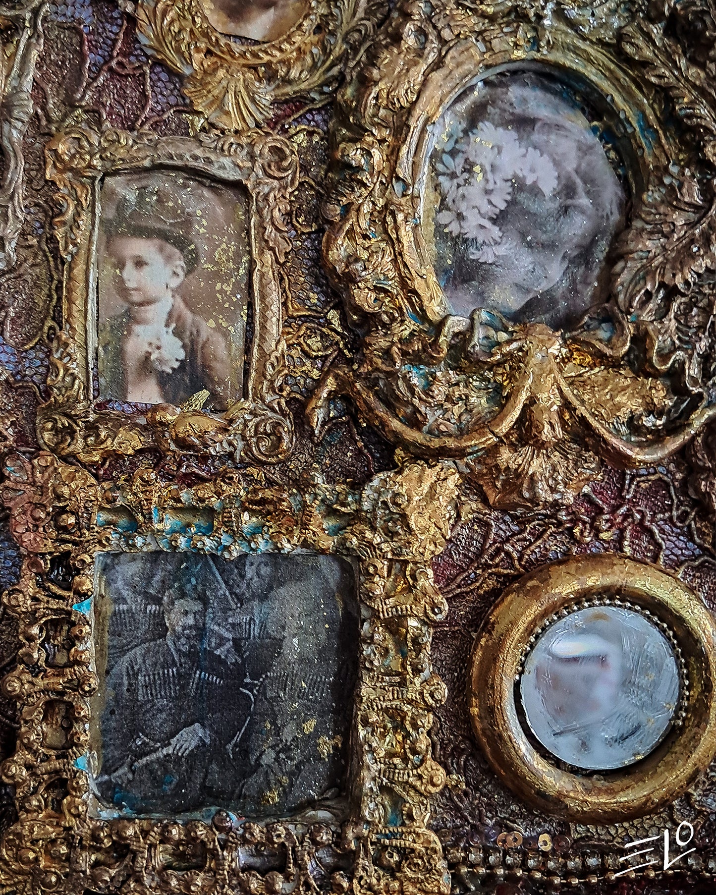 “Gossips” – Mixed Media Artwork
