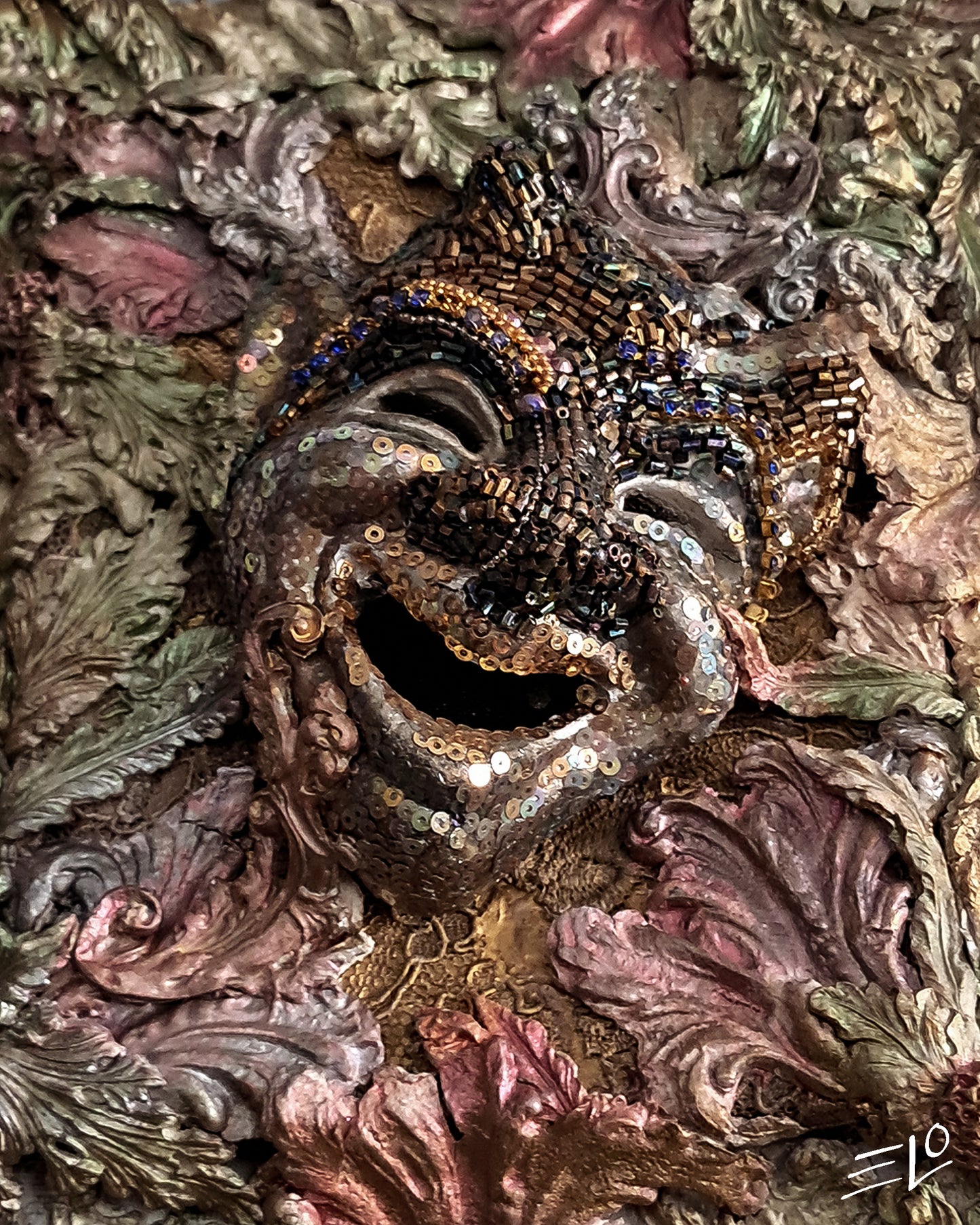 “Flowers of Sarcasm” – Mixed Media Artwork