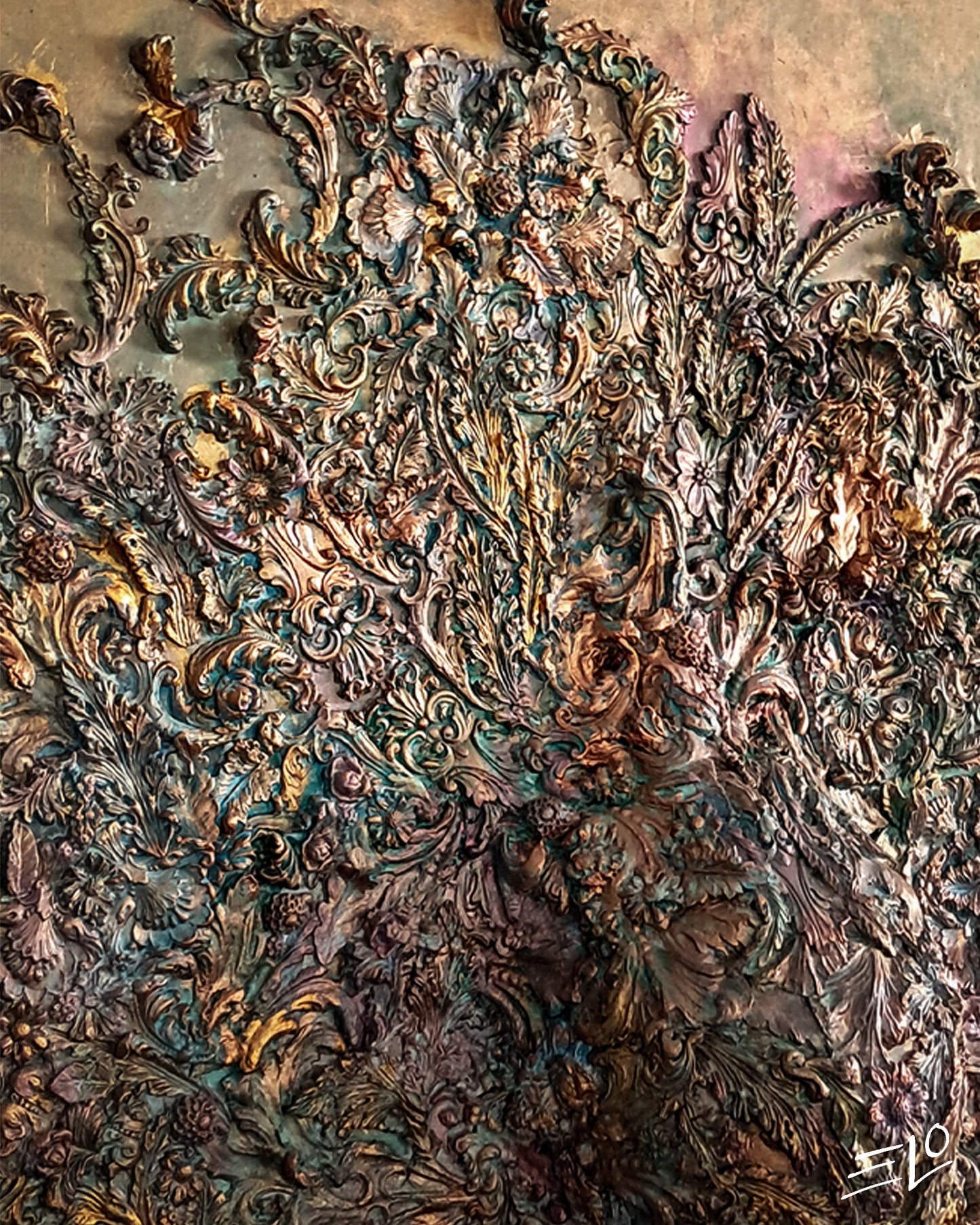 “Pangea” – Mixed Media Artwork
