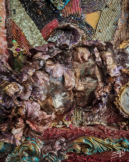 “Gossips” – Mixed Media Artwork