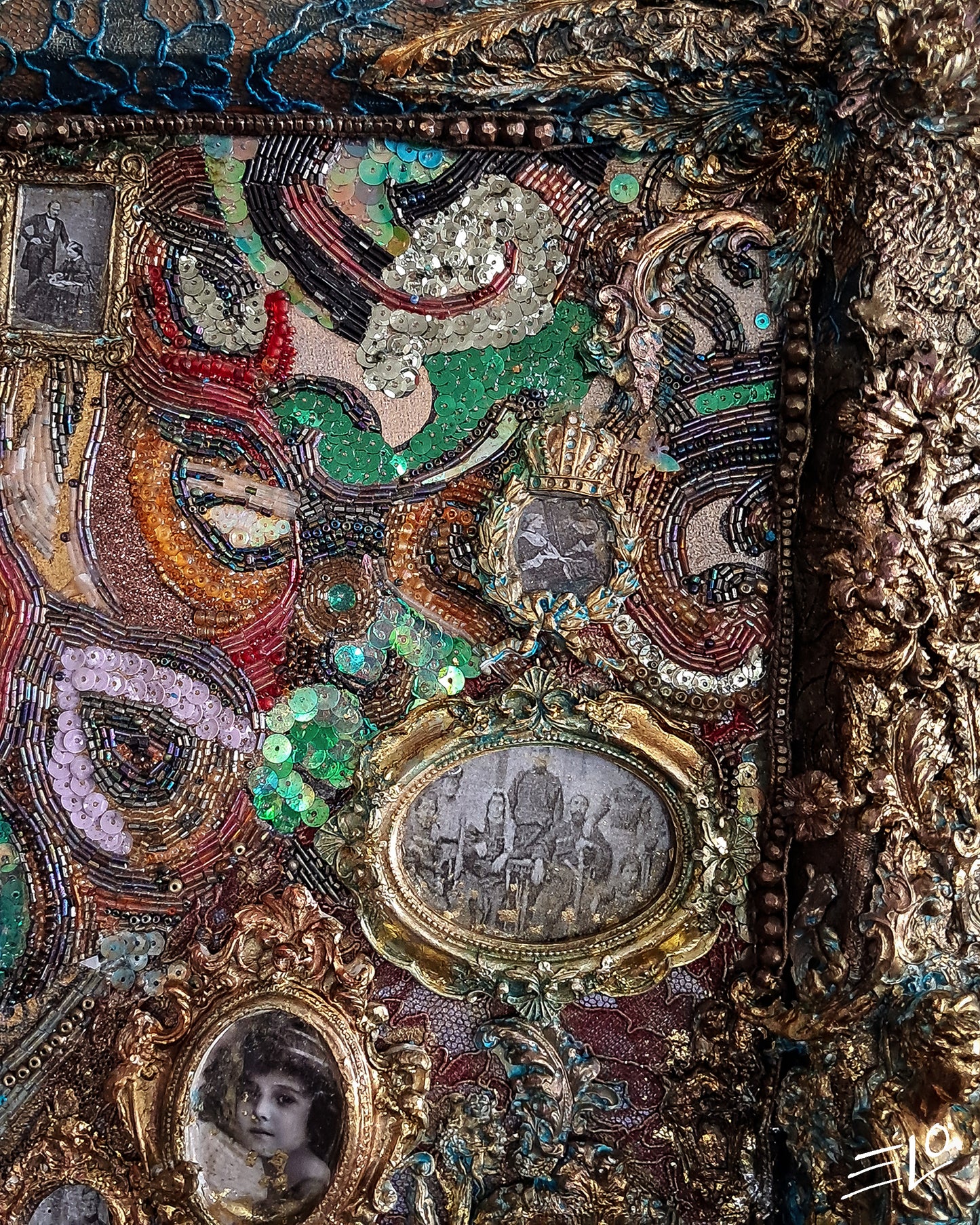 “Gossips” – Mixed Media Artwork